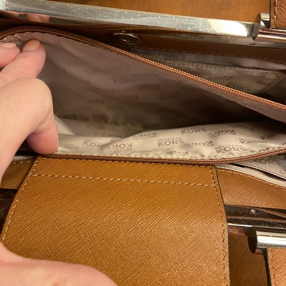 Michael Kors Tilda brown leather bag